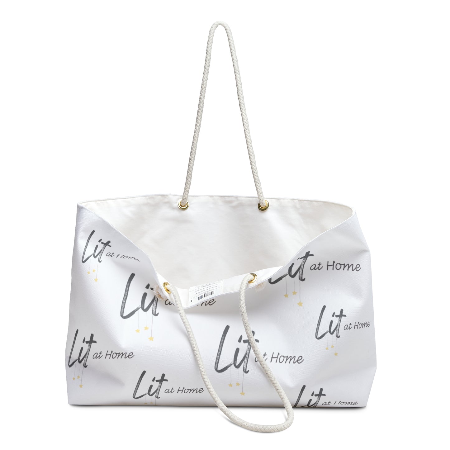 'Lit at Home' Weekender Bag