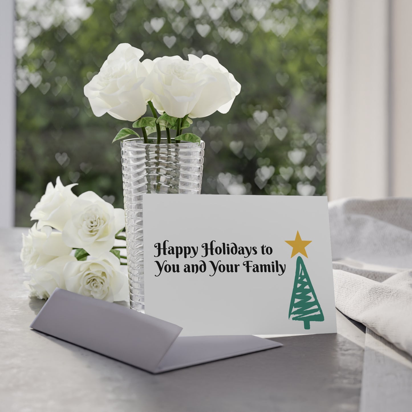 Happy Holidays Two-Sided Greeting Cards