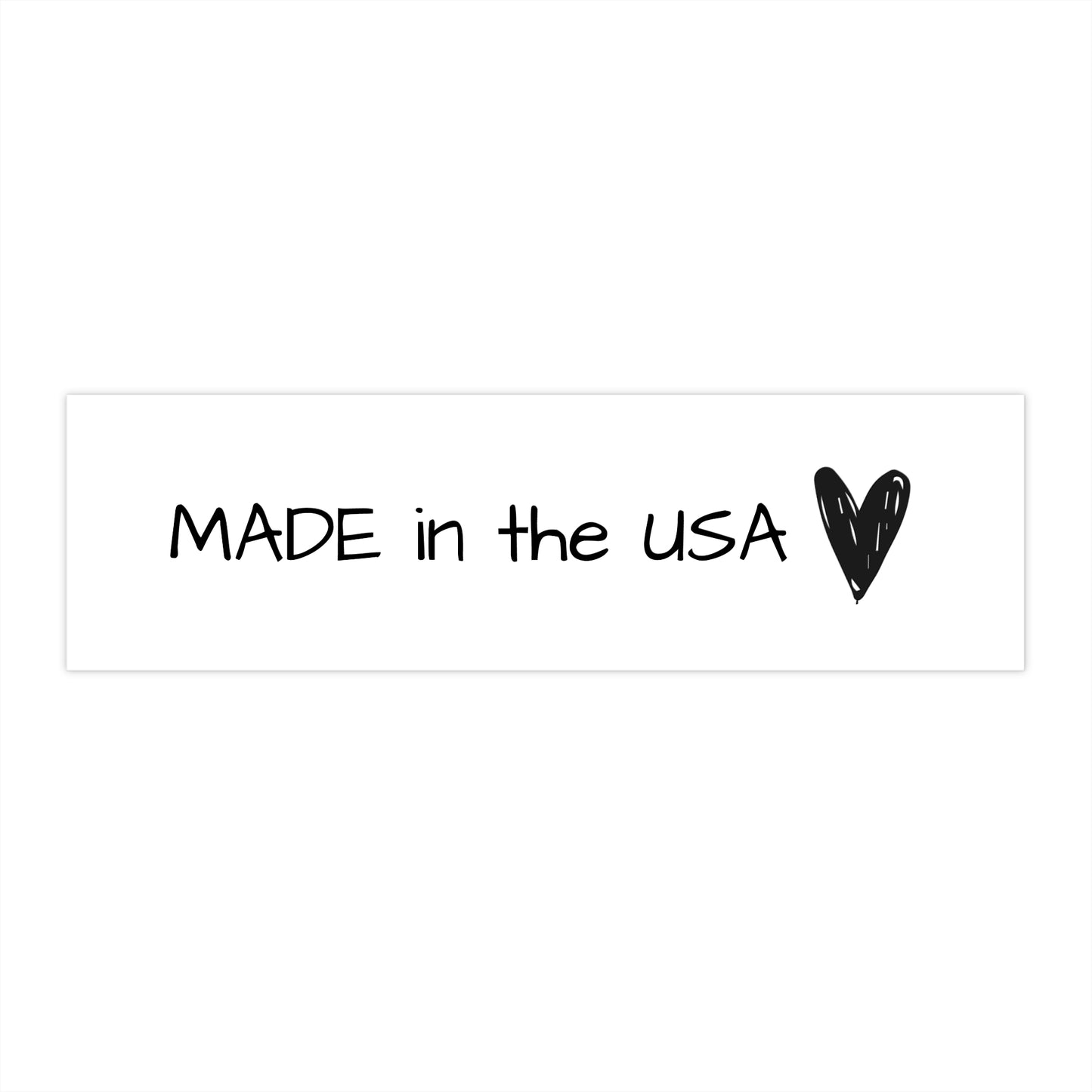 Car Decal 'Made in the USA'