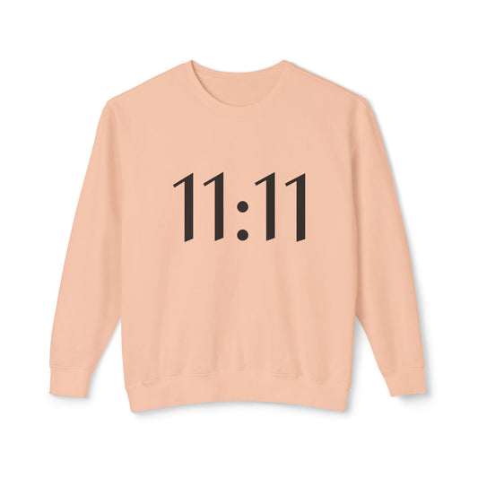 11:11 Unisex Lightweight Crewneck Sweatshirt