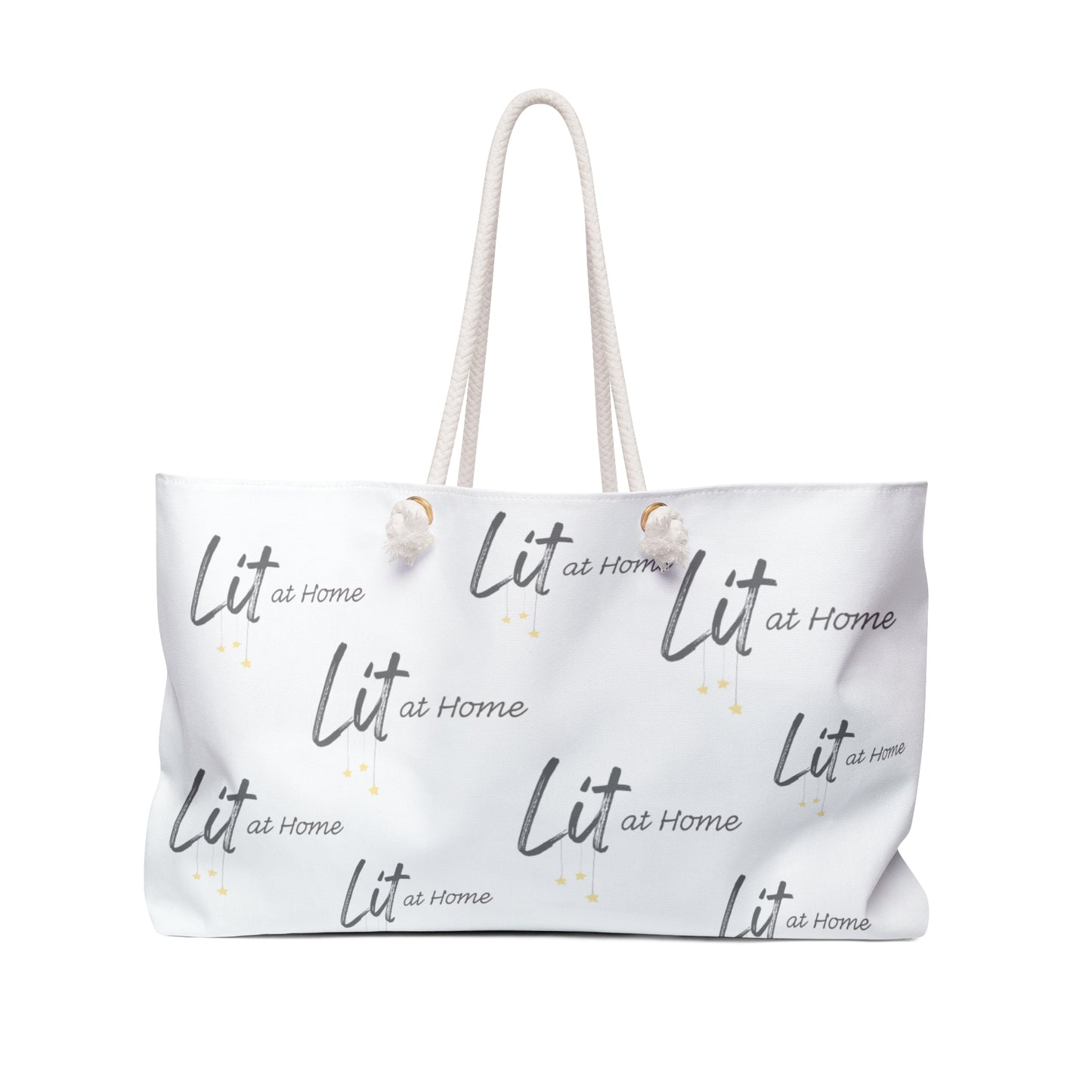 'Lit at Home' Weekender Bag